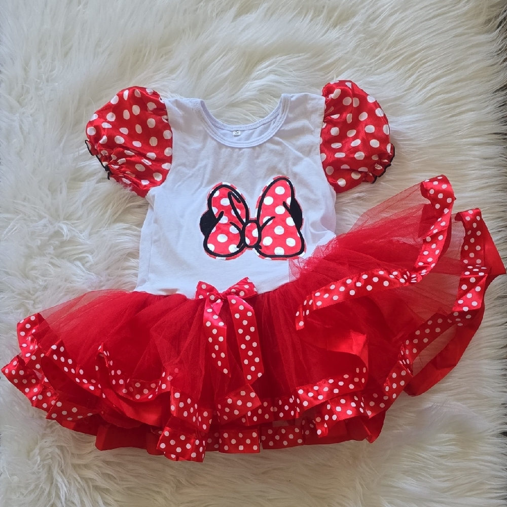Red Polka Mickey Mouse Dot Tutu Dress
